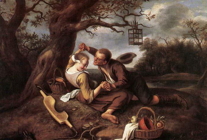 Jan Steen Merry Couple Norge oil painting art